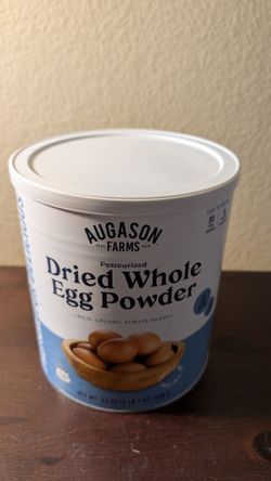 Augason Farms Pasteurized Dried Whole Egg Powder Can Emergency Food Supply