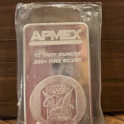Apex 10 Oz Silver Bar In Plastic