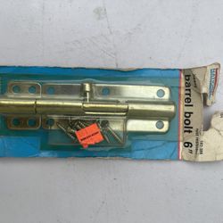 Barrel Bolt 6”