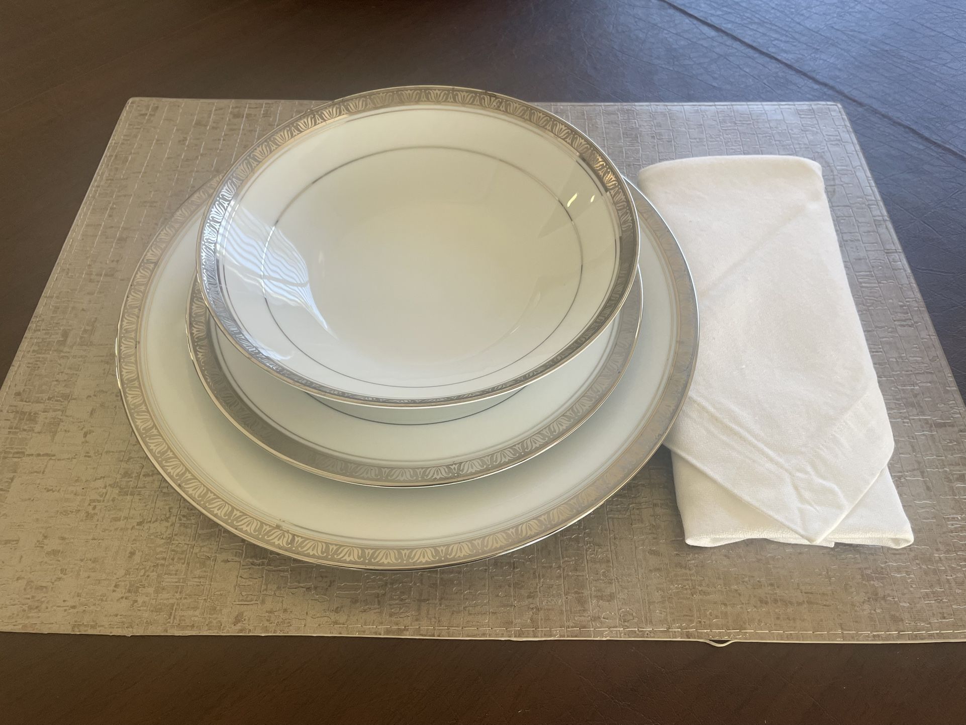 Fine china service for 8