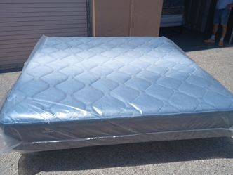 New king pillowtop mattress and box spring