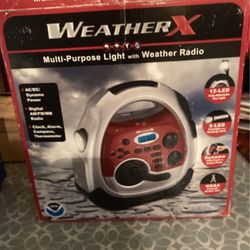 Weather X Multi-Purpose, Light Weather Radio