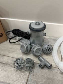Pool Bestway filter pump - 1249 liters/hour (New) open box