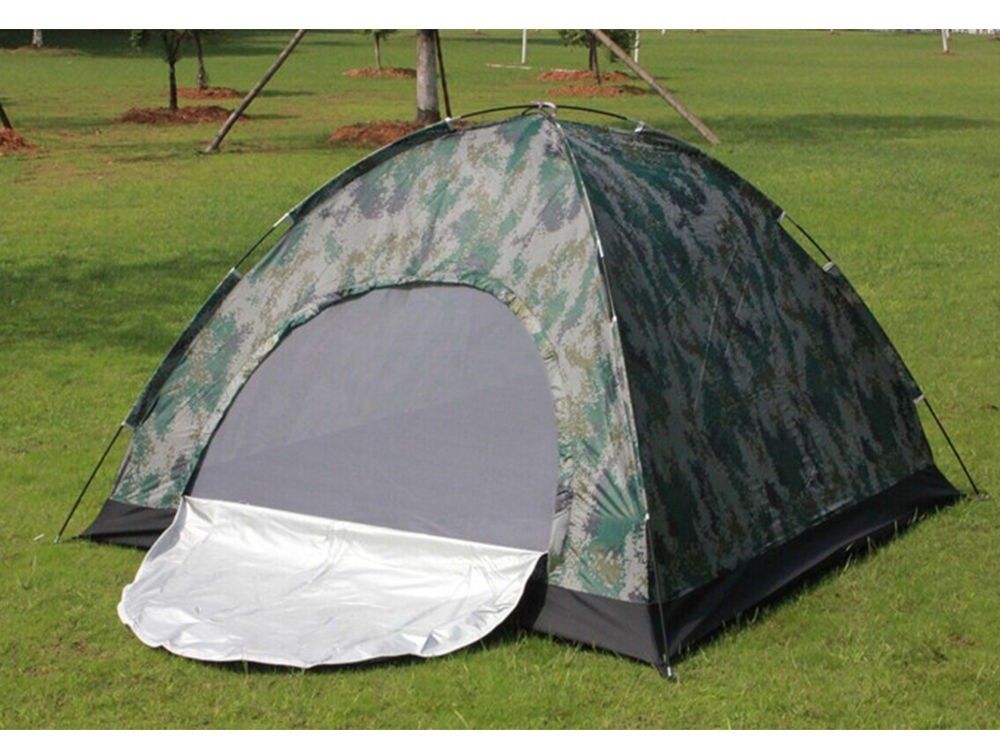 NEW Outdoor Camouflage Tent Waterproof Automatic Tent Camping Hiking