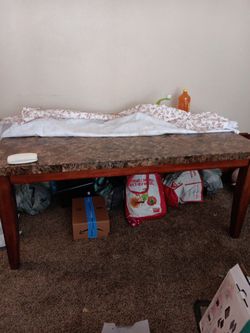 Free  Marble Table And Marble And Wood Server
