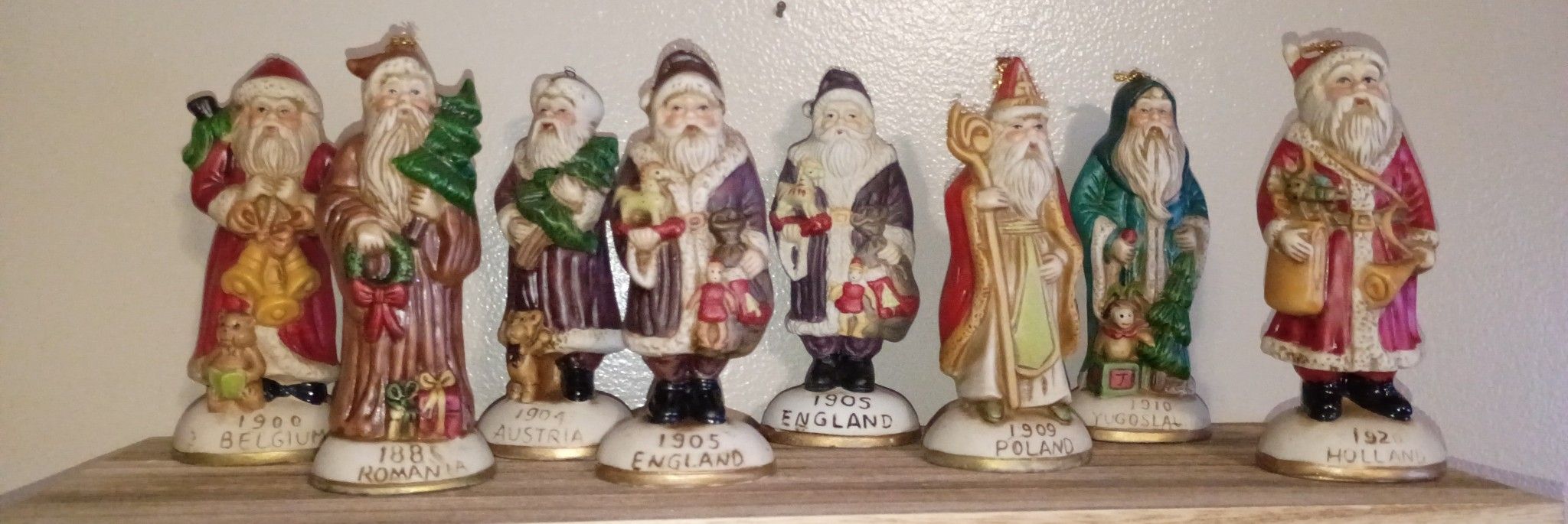 Vintage Santa Figurines 