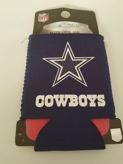 NFL Football Dalas Cowboys Beer Can Collapsible Holder Koozie Neoprene Cooler