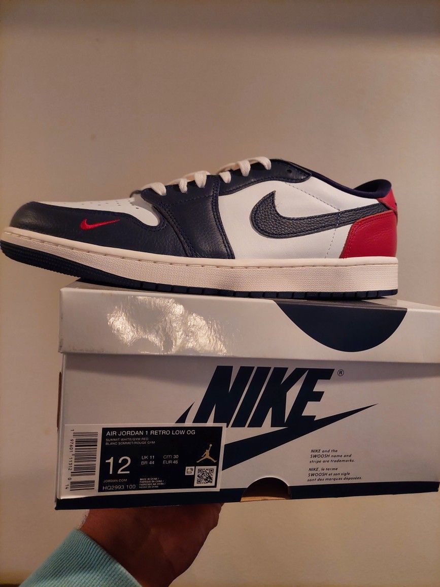 Brand New Air Jordan 1 Retro Low OG "Howard University" Size 12