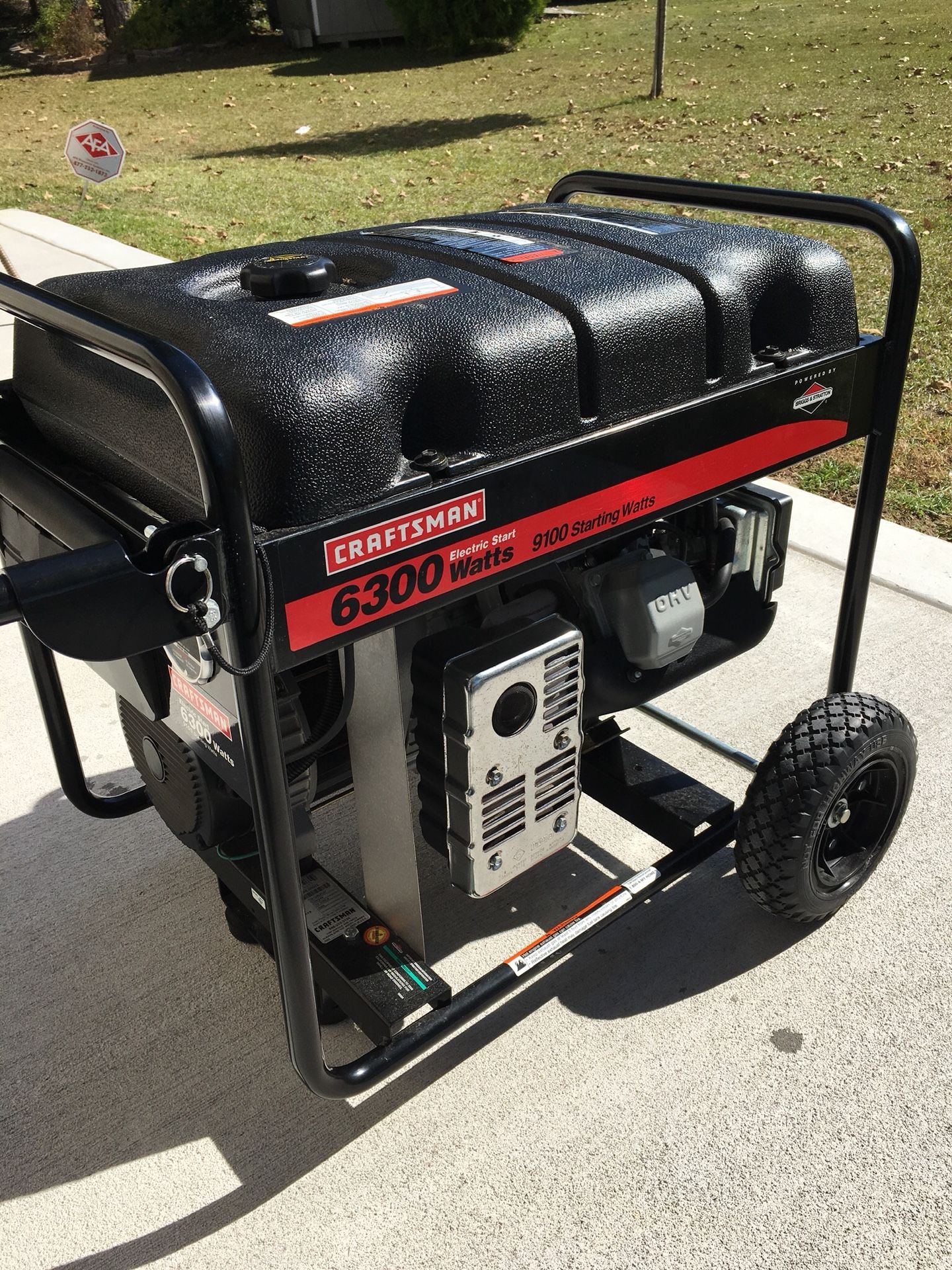 Craftsman 6300W Portable Generator with Wheels