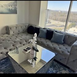 GREY SECTIONAL 🩶🩶 SECCIONAL GRIS 🩶🩶 Fast Delivery!!! 🚚 