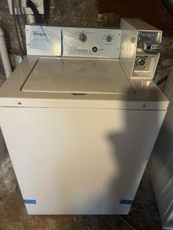 Commercial Washer + Dryer with Coins