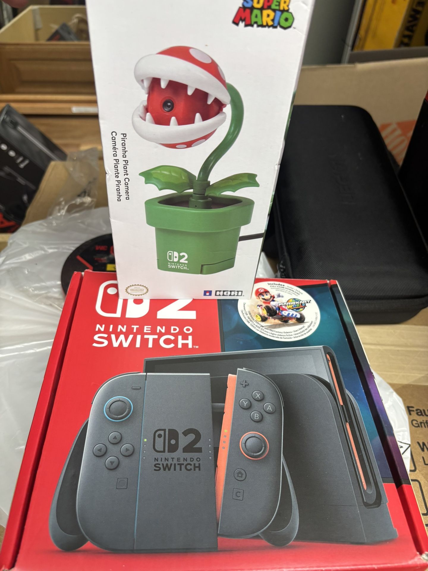 Used Nintendo Switch 2 Mario Kart Bundle With Piranha Camera