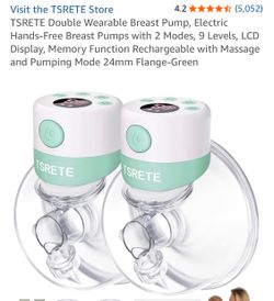 Tsrete wearable breast pump