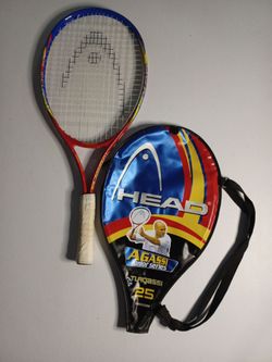 Head TI Agassi Jr Racket 25 Blue White and Red 3 7/8 Inch Grip
