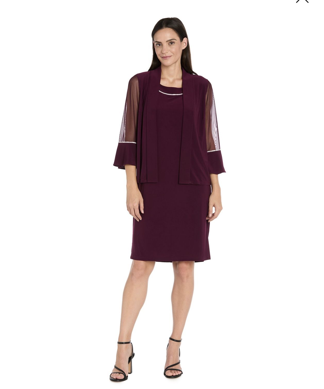 Plus Size Women Jacket Dress