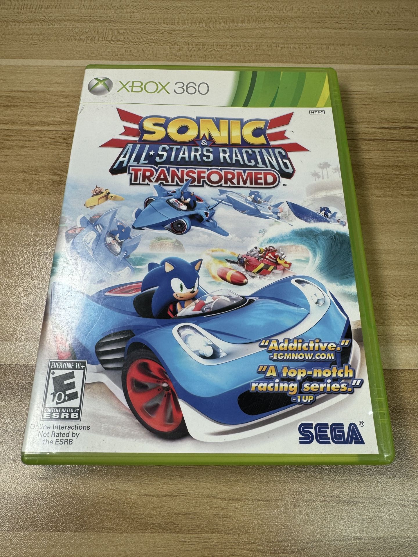 Xbox 360 Sonic All Star Racing Transformed