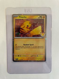 2026 POKEMON TEF EN-TEMPORAL FORCES POKEMON DAY 2026 COLLECTION #51 PIKACHU RAW