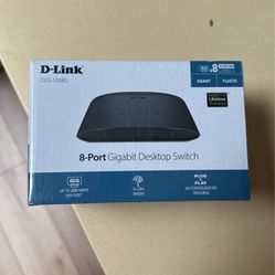 D-Link DGS-1008G 8 Port Gigabit Desktop Switch