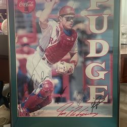 Ivan “Pudge” Rodriguez signed picture