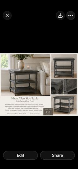 Ethan Allen side table