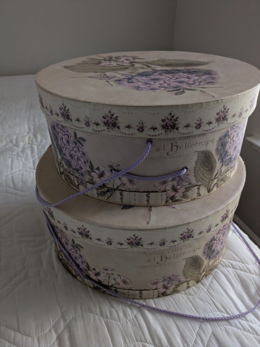 Decorative Round Storage Boxes