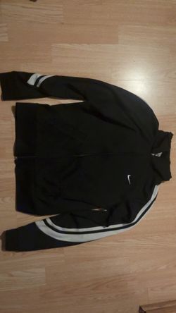 Black White Nike Sportswear Track Jacket Full-ZipUp