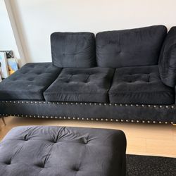 L SHAPED SECTIONAL COUCH  (USED)