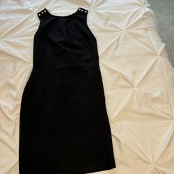 Black Dress With Pearla