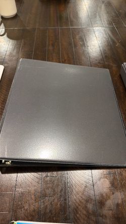 Black 3 ring binder