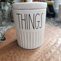 Rea Dunn Ceramic Container 