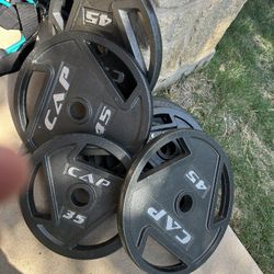 Sets Of 45s $120 Per Pair Olympic Plates 