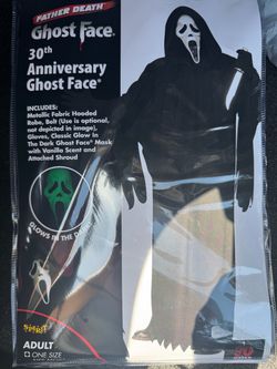 Ghost face  30th anniversary costume