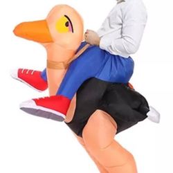Inflatable Costume/ Human Riding Ostrich
