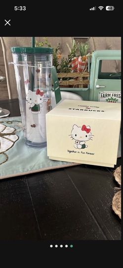Starbucks Hello Kitty Tumbler And Mug