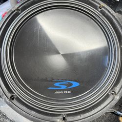 12” Alpine Type S Sub 