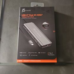 J5 Create USB-C Dual 4k HDMI
