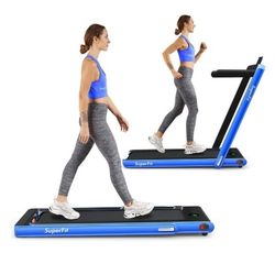 $300 COSTWAY GOPLUS SUPERFIT FOLDAWAY ELECTRIC TREADMILL 