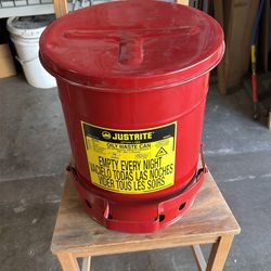 Justrite 5 gallons oil waste
