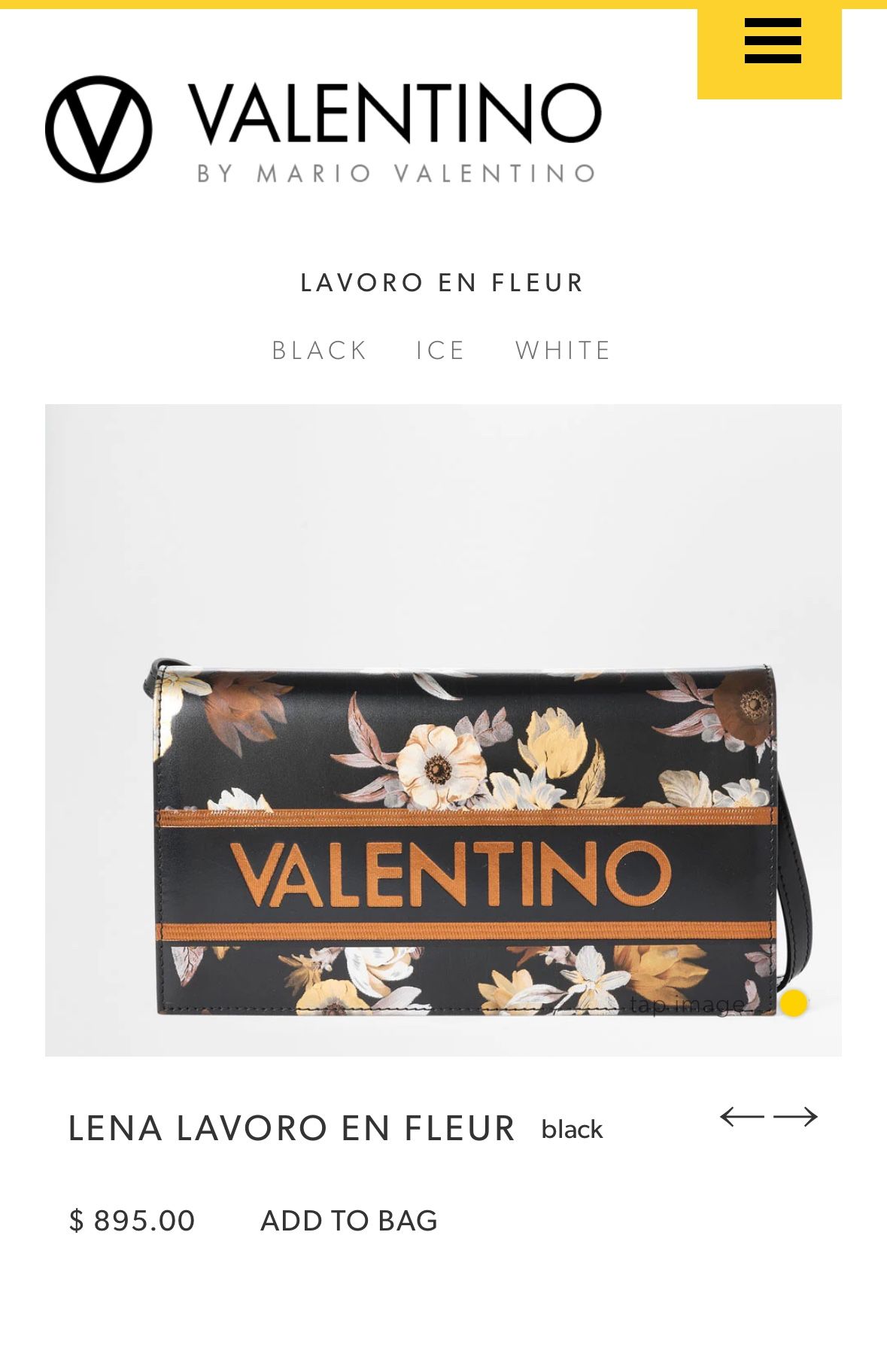 VALENTINO Black Women’s Clutch Bag