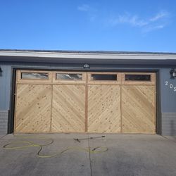 Custom Wooden Carriage Style Garage Door