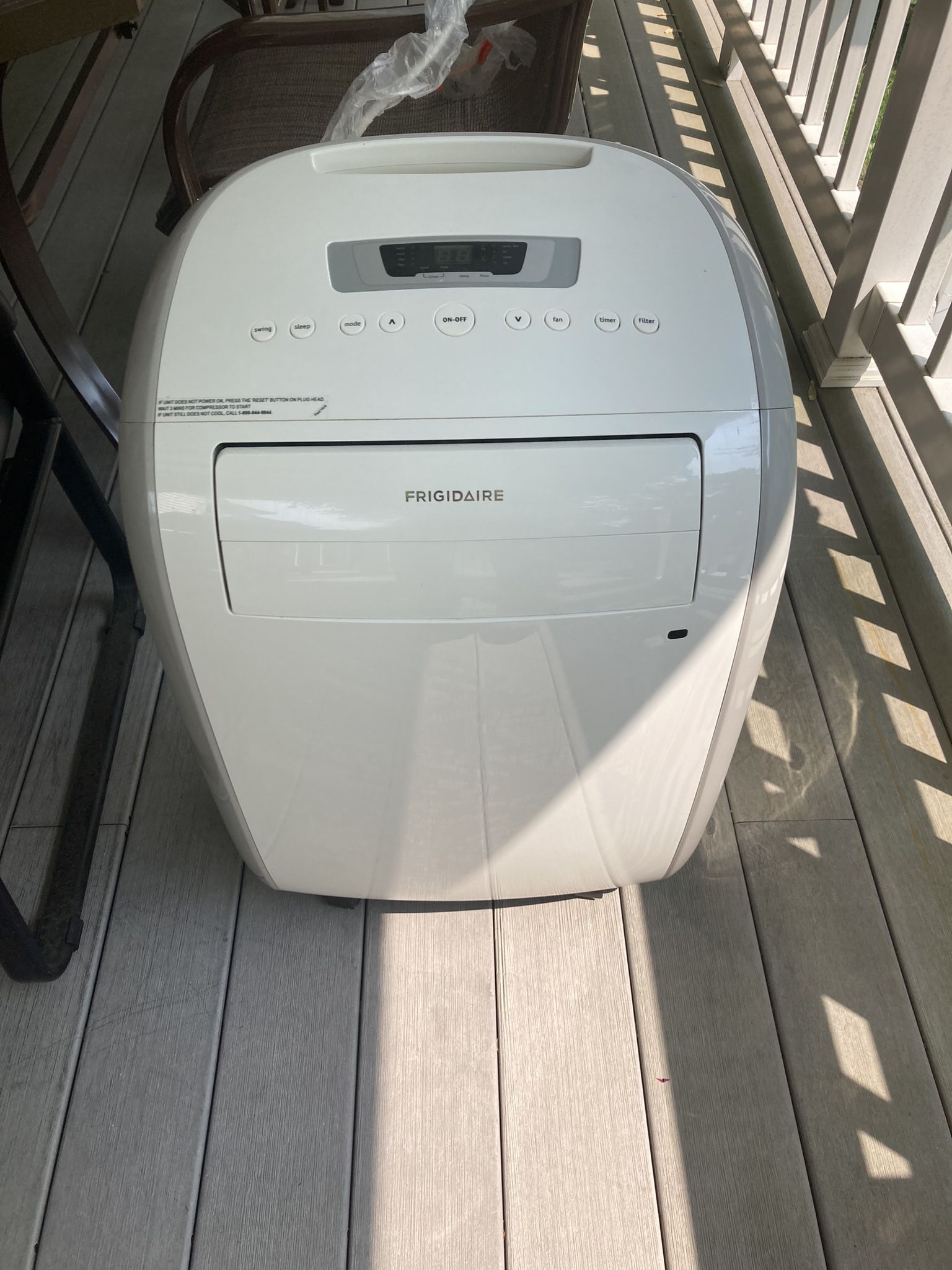 Frigidaire Portable Air Conditioner, With Remote Control, Window Adapter And Exhaust Hose