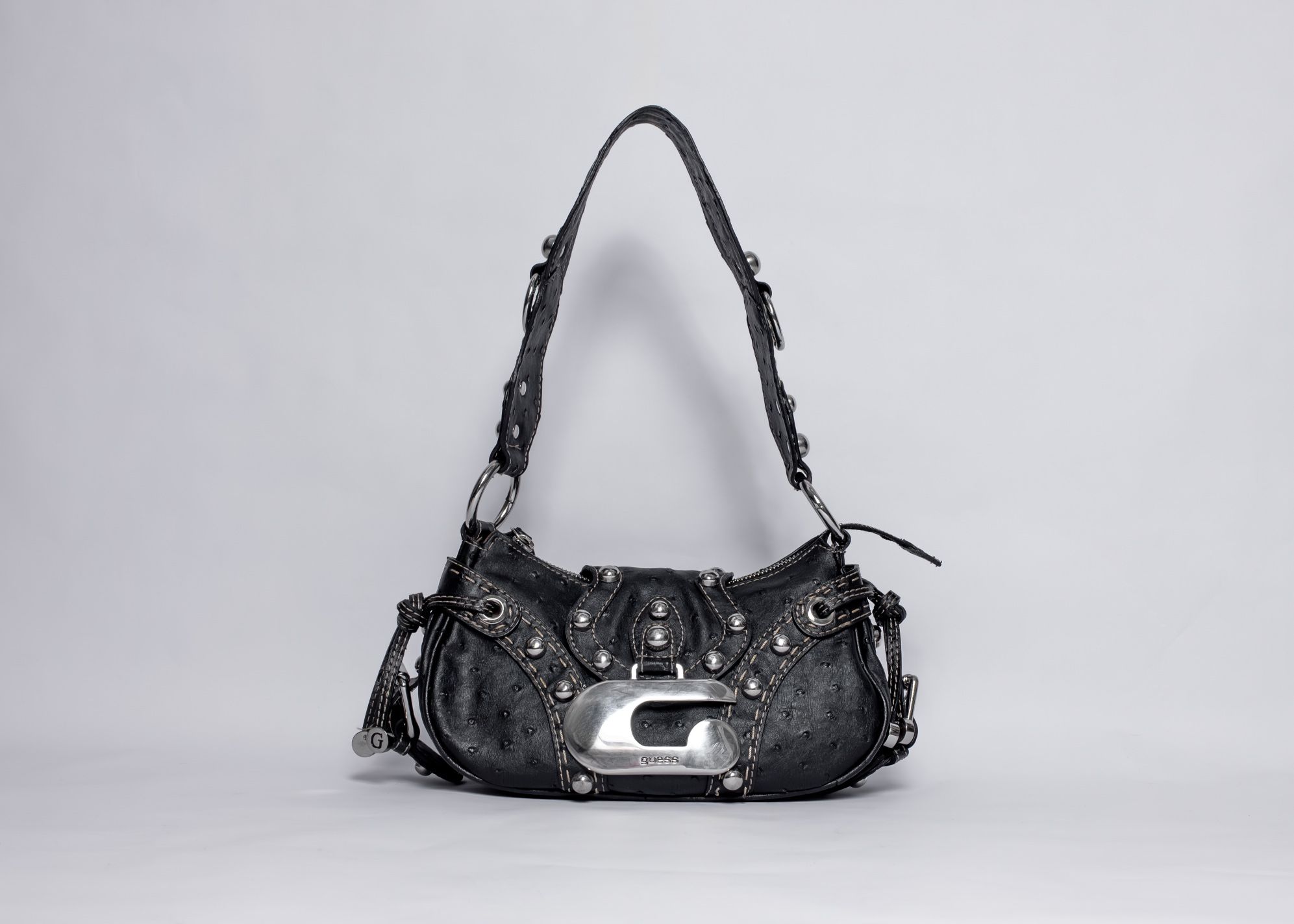 Y2K style 2000s GUESS Saddle bag Vegan Leather