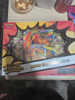 Pokémon Mega Emboar EX Box – Ascended Heroes