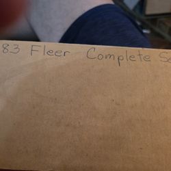 1983 Fleer Complete Set Of Baseball Cards 
