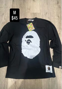 BAPE LONG-SLEEVE BLACK