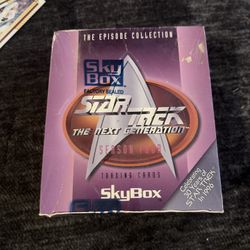 1996 SKYBOX STAR TREK: THE NEXT GENERATION - SEASON FOUR - SEALED BOX SUPER RARE 