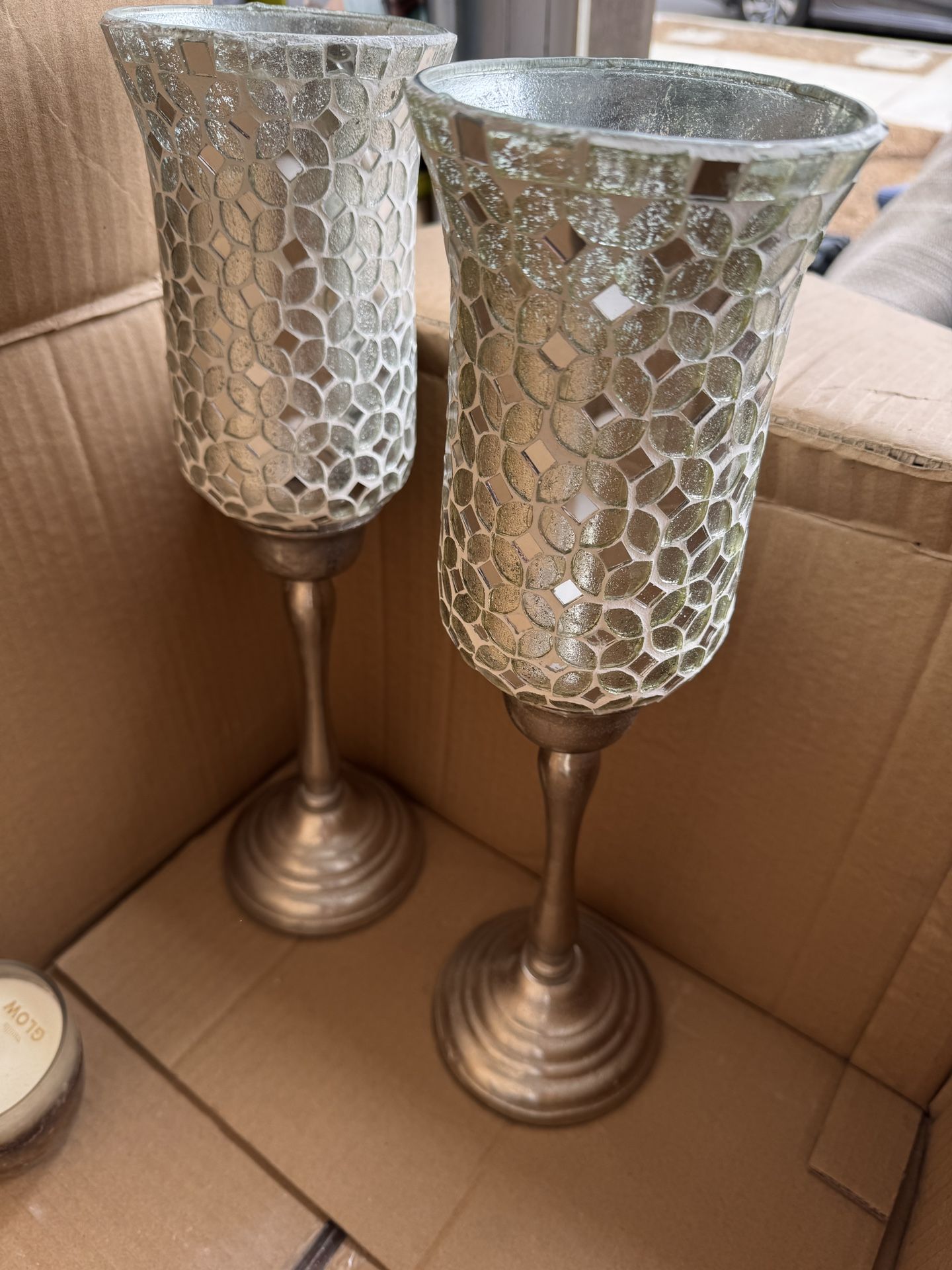 Large Candle Holders Decor With Candles