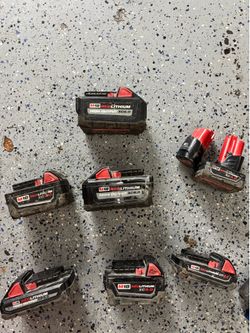 Milwaukee batteries for sale
