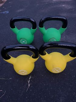 10lb 15lb kettlebell set weights