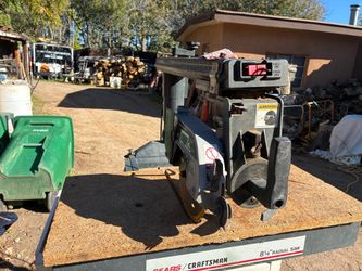 Craftsman 8-1/4 Inch Radial Arm Saw